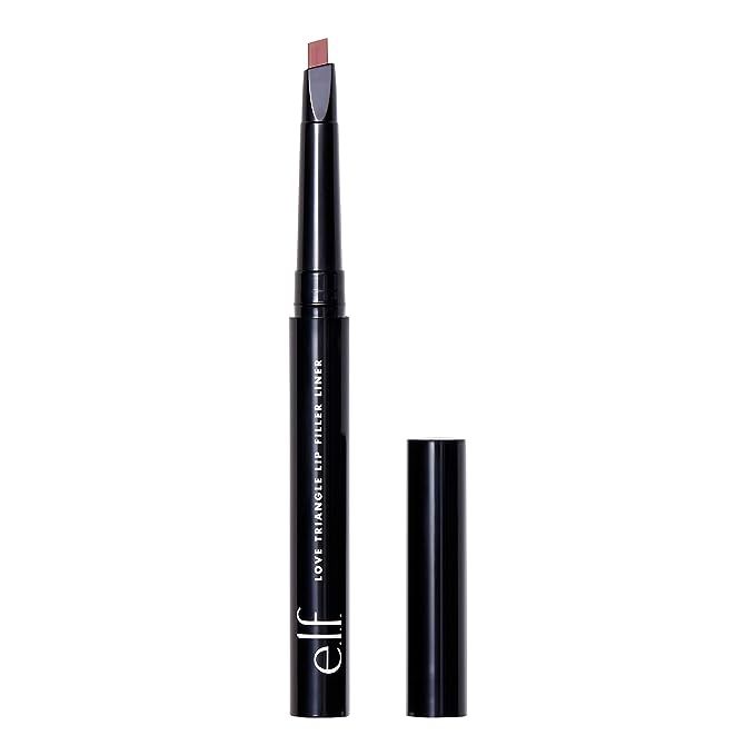 The e.l.f. Love Triangle Lip Filler Liner is a versatile 2-in-1 lip liner pencil designed to sculpt and fill your lips with precision. Available in a soft pink shade, this product offers long-lasting intense color for a stylish and gorgeous finish.
This lip filler liner from e.l.f. features a dual-ended design.