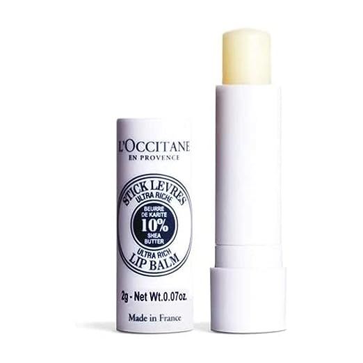 Pamper your pout with L'Occitane's luxurious Ultra-Rich 10% Shea Butter Nourishing Lip Balm Stick, your go-to choice for supremely soft, hydrated lips. Expertly crafted for those who suffer from parched and peeling lips, this premium balm delivers a burst of intense moisture, locking it in for lasting comfort.