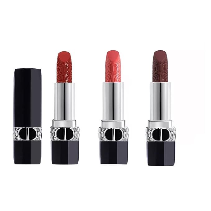 Unveil the epitome of lavish indulgence with the Dior Rouge Limited Edition Lipstick Trio—an exclusive collection poised to elevate your makeup regime with its spectacular charm.