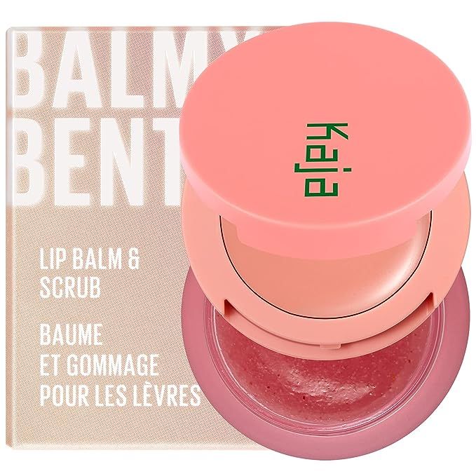 Pamper your pout with the Kaja Lip Bento Balm + Scrub, a must-have lip care solution for beautifying on the move. This petite powerhouse fits effortlessly into your busy lifestyle, delivering the dual action of hydration and exfoliation in a single swipe.