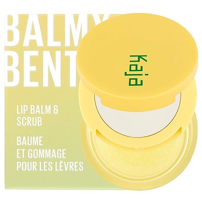 Kaja Lip Bento Balm + Scrub is a compact lip care product designed to moisturize, exfoliate, and smoothen your lips. With its clear finish formula and the goodness of coconut oil, it offers a tropical treat for your lips. This travel-friendly lip balm comes in a compact size of 0.4 ounces and has a delightful Piña Colada scent.