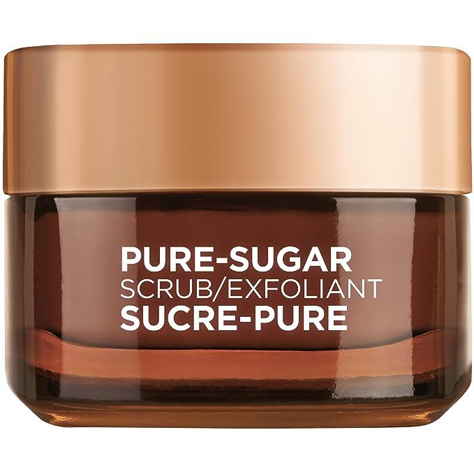 Discover the secret to smoother, more radiant skin with L'Oreal Paris Pure Sugar Scrub Nourish and Soften. This premium exfoliating skincare treatment combines nature's own purifying agents in a petite 1.7 oz. package, perfect for any beauty routine.