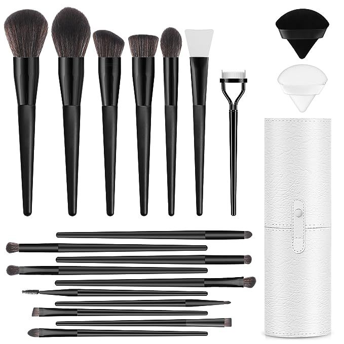 Elevate your beauty routine with our Ultimate Professional Makeup Brush Kit – your all-in-one solution for flawless application. Designed to dazzinate makeup enthusiasts and seasoned artists alike, this luxurious collection features 15 precision-crafted brushes, a versatile lash comb, and two plush powder puffs.