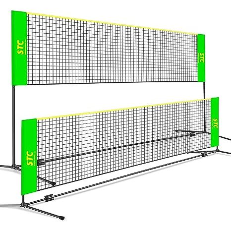 Street Tennis Club Portable Badminton Net Stand is a versatile and convenient sports equipment that allows you to enjoy various games such as volleyball, tennis, pickleball, and soccer tennis anywhere you want.