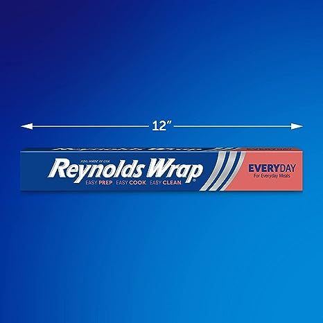 Introducing the Reynolds Wrap Aluminum Foil, a beloved and reliable brand with a rich history of over seven decades. This extraordinary package includes two rolls of aluminum foil, each an impressive 175 feet in length and 12 inches wide, providing a generous total of 350 square feet of versatile coverage for your culinary needs.