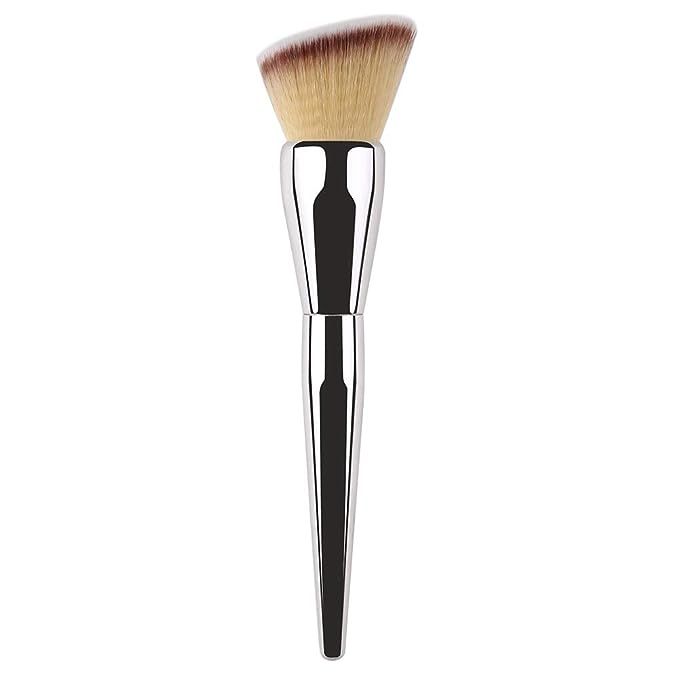 Indulge in the ultimate makeup application with our premium Vegan & Cruety-Free Powder Makeup Brush. Created with ultra-plush synthetic fibers, this brush glides over your skin like silk, offering a gentle touch that's perfect even for sensitive skin types.