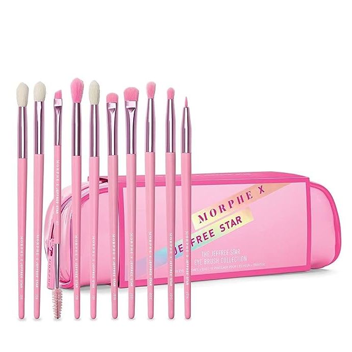 The Morphe x Jeffree Star Eye Brush Collection is a highly coveted set of eye makeup brushes curated by popular beauty influencer Jeffree Star in collaboration with the renowned brand Morphe. This collection consists of 10 stunning eye brushes designed to help you achieve flawless eye makeup looks with ease.