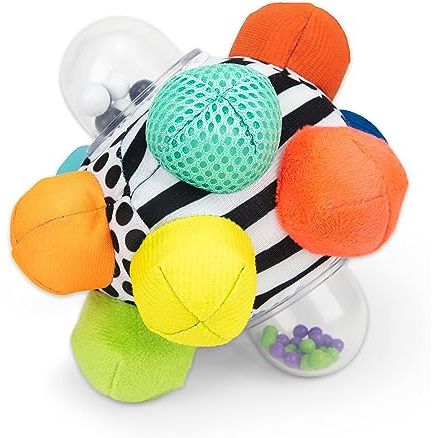 Developmental Bumpy Ball is a stimulating toy designed to aid the development of motor skills in children aged 6 months and up. This engaging toy features a unique design that includes easy-to-grasp bumps, providing a range of tactile experiences for little ones.