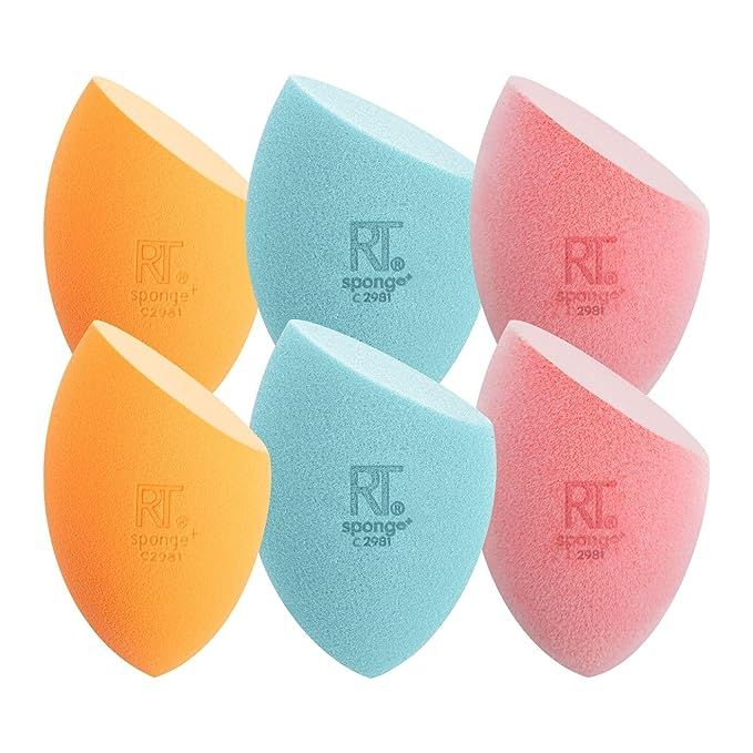 Achieve an impeccable makeup application with the versatile Real Techniques 6-Pack Assorted Makeup Sponges set – your ultimate toolkit for a seamless beauty routine.