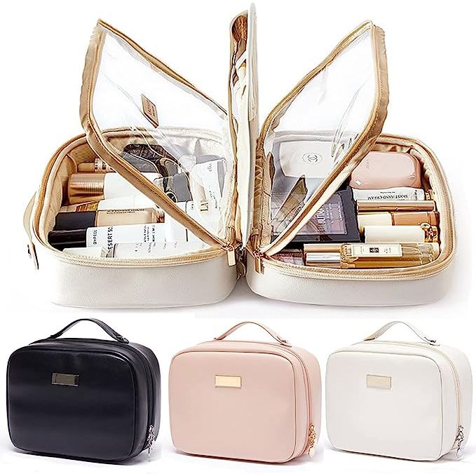 Discover the elegance of organization with the H-BEST HOME Large Capacity Cosmetic Bag – your new travel-friendly beauty companion. Experience the joy of hassle-free makeup and skincare arrangement with a bag that's been meticulously crafted to fit your on-the-go lifestyle. At a convenient size of 9.0 * 6.4 * 4.