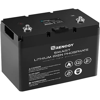 Introducing the Renogy 100ah LiFePO4 battery – the epitome of excellence in quality and performance. This cutting-edge battery boasts state-of-the-art cells, granting it an impressive lifespan of over 4000 cycles and a continuous discharge current of 100A. What's more, it can be fully charged in a mere 2 hours. 
The battery's premium BMS system ens