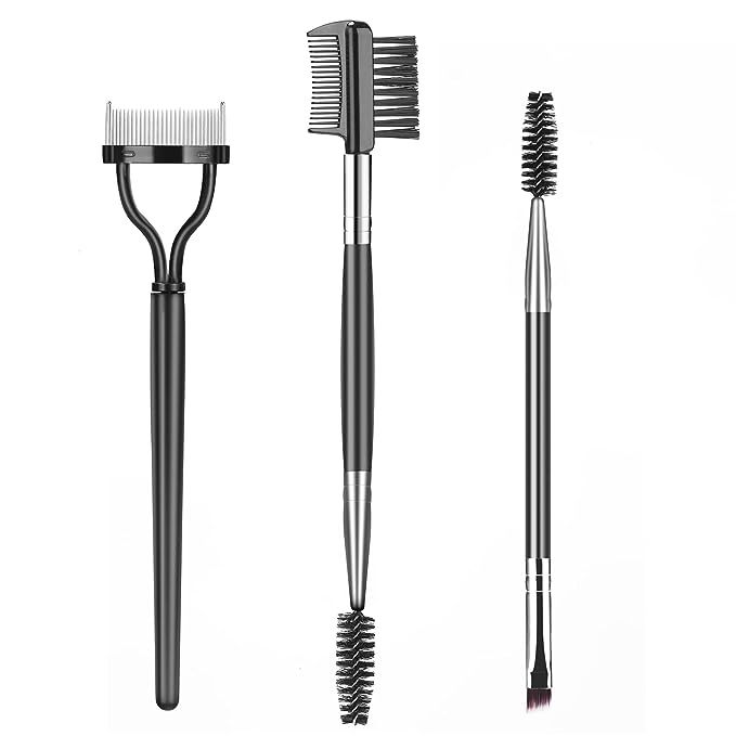 The Eyebrow Eyelash Comb Brush Set is the ultimate tool for achieving perfectly groomed eyebrows and eyelashes. This set includes three different brushes, each designed to cater to your specific needs.