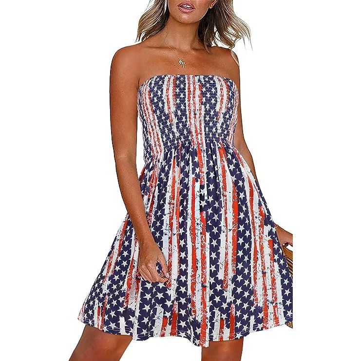 The strapless design of these dresses not only adds to their summery appeal but also helps in achieving a seamless tan line. You can easily wear them as a beach cover-up or as a standalone sundress, making them versatile pieces for your summer wardrobe. The absence of straps also allows for easy styling and accessorizing.