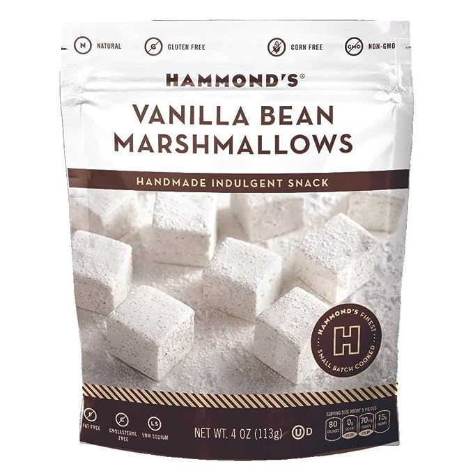 Vanilla Bean Marshmallows, 4 OZ by HAMMONDS CANDIES image