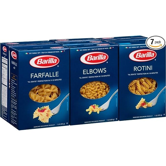 Indulge in the ultimate pasta experience with our Variety Pack. This carefully curated selection includes four boxes each of Farfalle, Elbows, and Rotini, providing you with endless culinary possibilities. Whether you're a pasta connoisseur or a busy home cook, this pack guarantees to elevate your meals. From classic macaroni and cheese to visually stunning pasta salads, our variety pack has you covered. Each pasta shape offers a unique texture to tantalize your taste buds and impress your guests. Embrace diversity in your cooking and never settle for boring pasta dishes again with our versatile Variety Pack.

Experience the best of the pasta world with our exceptional Variety Pack. Our thoughtfully curated selection includes four boxes each of Farfalle, Elbows, and Rotini, giving you a wide array of options to satisfy even the most discerning palates. Whether you're a fan of the timeless elegance of Farfalle, the practicality of Elbows for macaroni and cheese, or the delightful spirals of Rotini, our variety pack has everything you need. Ideal for families, college students, and pasta lovers seeking culinary adventure, it's time to elevate your cooking game with our flavorful and versatile Variety Pack.

Looking to expand your pasta collection and add excitement to your meals? Discover new culinary horizons with our exceptional Variety Pack! Each pack contains four boxes each of Farfalle, Elbows, and Rotini, ensuring you never run out of options. Get creative in the kitchen and whip up delicious dishes with our versatile pasta shapes. Whether it's a comforting bowl of macaroni and cheese with Elbows or an elegant pasta creation with Farfalle and Rotini, our variety pack has something for everyone. Perfect for family meals or entertaining guests, our Variety Pack guarantees that you'll always have the perfect pasta shape to impress and delight. Elevate your cooking and indulge in the perfect pasta experience with our Variety Pack.