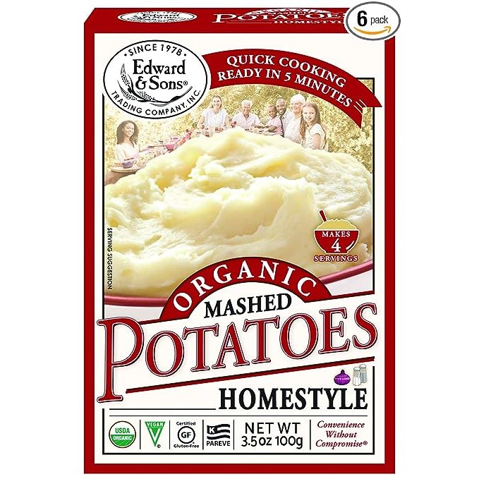 Introducing our Home Style Organic Instant Mashed Potatoes, the perfect gluten-free and vegan option for those seeking a delicious and comforting side dish. With just 4 minutes of preparation time, you can enjoy the rich and fluffy taste of mashed potatoes with ease.