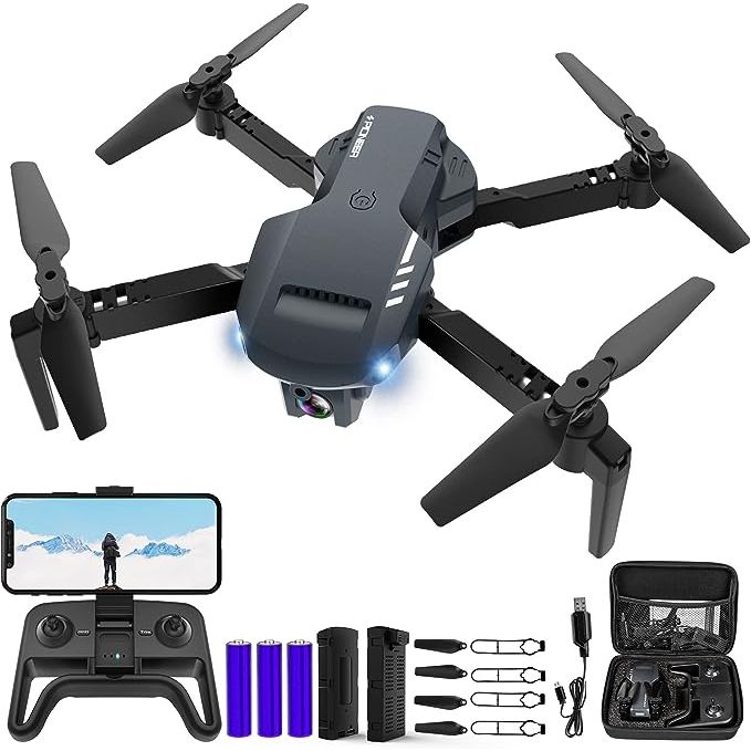 The 1080P Adjustable FPV Drone is an exceptional aerial device that allows you to capture awe-inspiring moments from a captivating bird's-eye vantage point. Its advanced 1080P HD 90° lens offers a wider field of view, ensuring mesmerizing high-definition photos and videos.