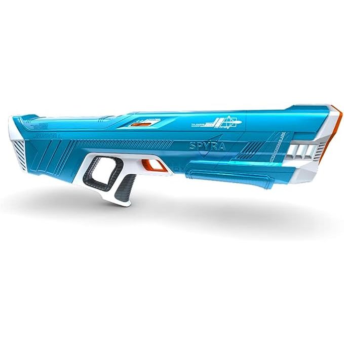 Introducing the SPYRAThree water blaster, the ultimate weapon in water fights. With its impressive 22 powerful and precise blasts, this game-changer leaves your opponents drenched and defeated. But what truly sets the SPYRAThree apart is its integrated, fully automated pump.