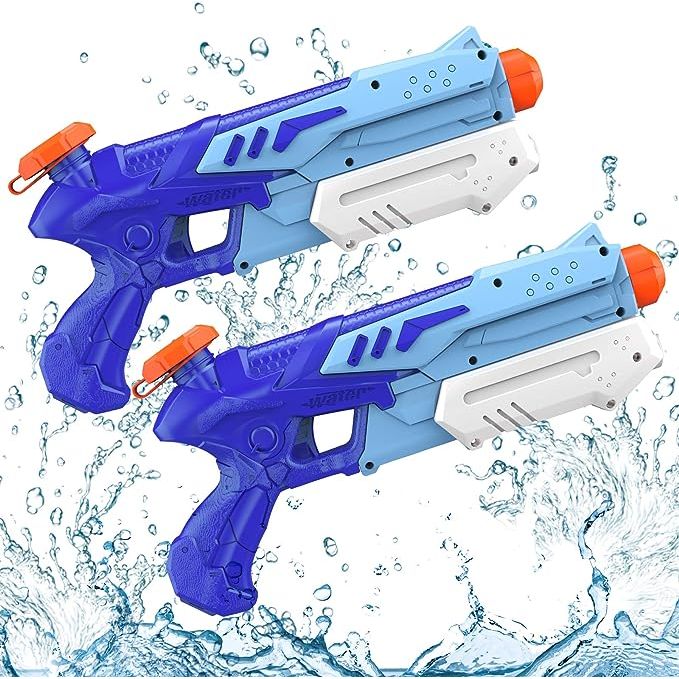 Introducing the Kiztoys Water Gun, the ultimate accessory for kids to enjoy endless hours of water fun! Specially designed for little hands, these medium-sized super soaker water guns are easy to use and made with high-quality ABS materials, ensuring both safety and durability.