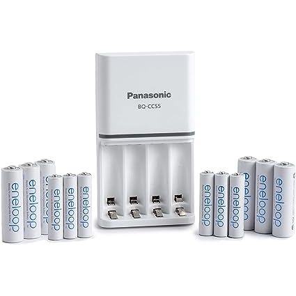 The Panasonic K-KJ55MBS66A eneloop Power Pack is the ultimate battery solution for your daily power needs. It comes with 6 rechargeable AA batteries, 6 rechargeable AAA batteries, and an Advanced Battery 3 Hour Quick Charger. 
These eneloop batteries are renowned for their advanced technology, durability, and eco-friendly features. Designed to be r