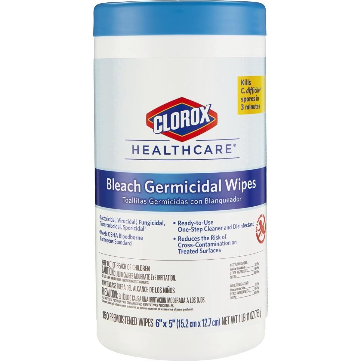 CloroxPro Healthcare Bleach Germicidal Wipes are a must-have cleaning solution for healthcare and industrial settings. Their unique formula is specifically designed to eliminate a wide range of dangerous pathogens, making them an essential tool in maintaining cleanliness and sanitation.