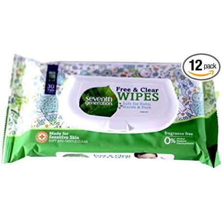 Seventh Generation offers a convenient solution for parents on the go with their Free and Clear Baby Wipes Travel Pack. Each pack contains 30 wipes and comes in a set of 12 packs.
These baby wipes are specifically designed with the needs of your little one in mind. They are made from plant-based materials, ensuring that they are gentle on delicate 