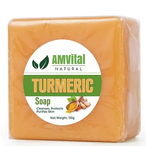 Embrace the remarkable benefits of turmeric for your skin with the AMVital Turmeric Soap Bar for Face & Body. This all-natural handmade soap is making waves in the skincare industry for its ability to target and improve common skin concerns.