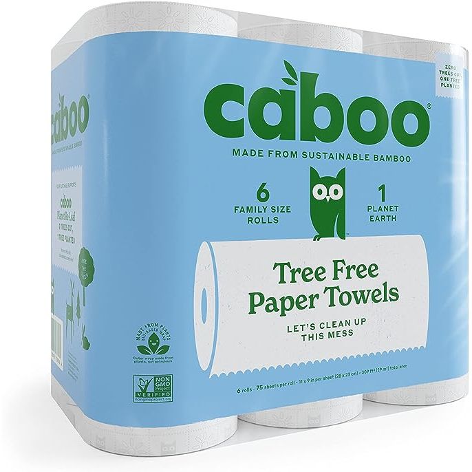 Experience the superior quality of our Tree-Free, Eco-Friendly paper towels, meticulously crafted from sustainably grown bamboo. Say goodbye to traditional tree-based kitchen paper towels and embrace a more sustainable and natural alternative. Our 2-ply sheets offer exceptional strength and durability while harnessing the remarkable absorbency prop