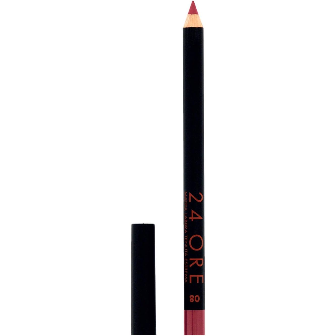 Discover the exquisite 24Ore Lip Pencil by Deborah Milano, a sought-after cosmetics brand renowned for delivering exceptional quality. Available in a stunning range of shades, including enticing brown, charming pink, and striking red, this lip pencil is adored by makeup enthusiasts worldwide for its plush texture and enduring color.