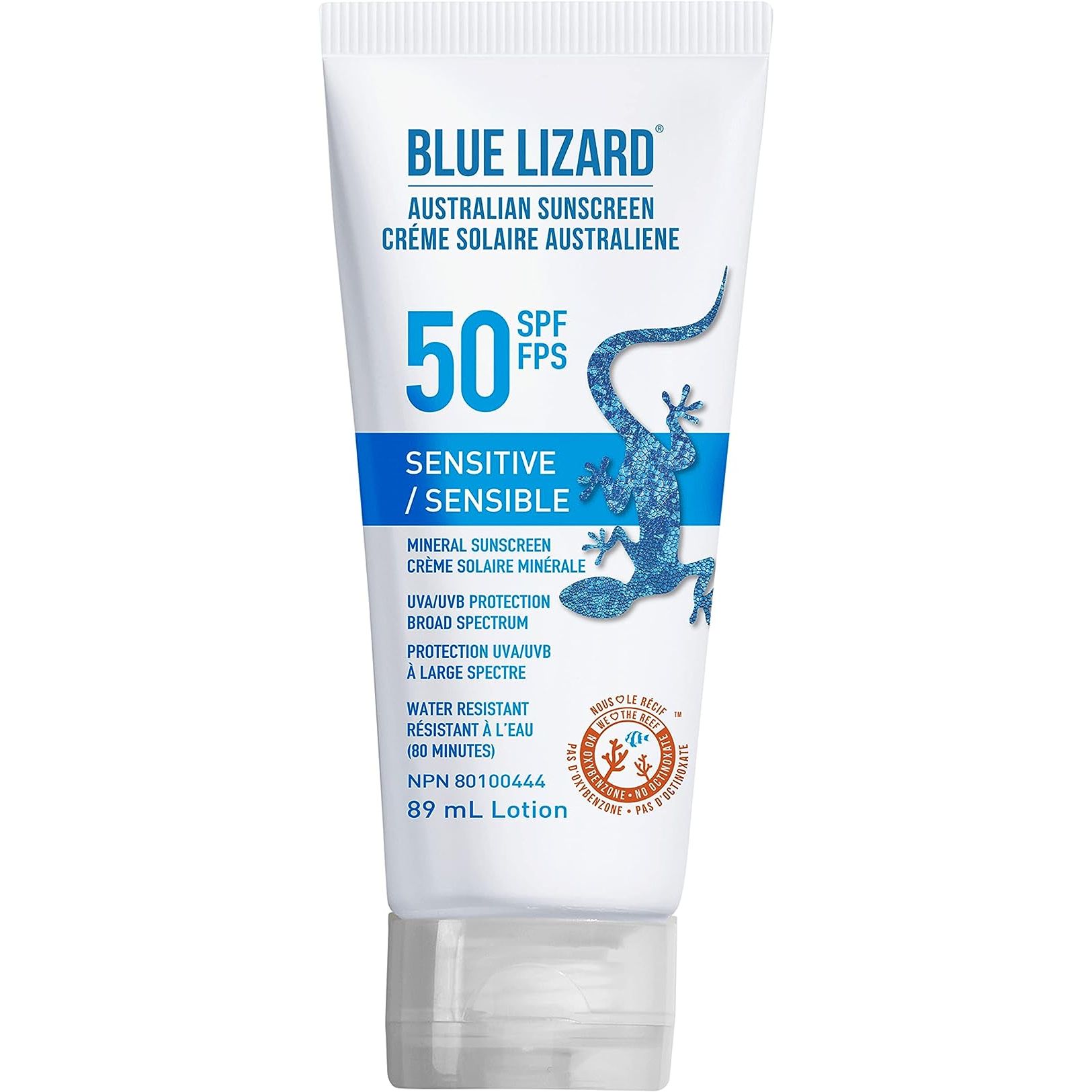 Experience the incredible power of BLUE LIZARD's Sensitive Sunscreen, a game-changer that not only shields your skin from harmful rays but also takes a stand for the preservation of our stunning coral reefs. Our commitment to the environment is reflected in the formula, which proudly excludes any harmful Oxybenzone or Octinoxate.