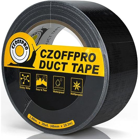 【Strong Strength and Adhesion】The heavy duty duct tape are made with an incredibly strong natural adhesive and designed for versatile surfaces. With a waterproof backing for both indoor and outdoor use, this tape withstands even extreme weather conditions.