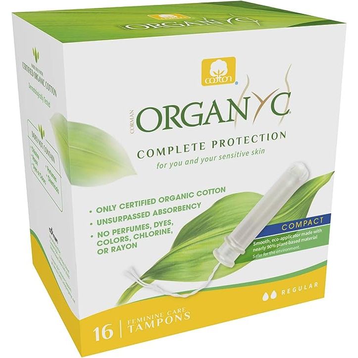 100% CERTIFIED ORGANIC COTTON - Organyc tampons are free from synthetic materials and are made with organic cotton to give you unsurpassed absorbency and leak protection. Soft and gentle organic cotton is pure, to respect you and your body.RESPECT SENSITIVE SKIN - Organyc tampons are constructed of only 100% certified organic cotton.