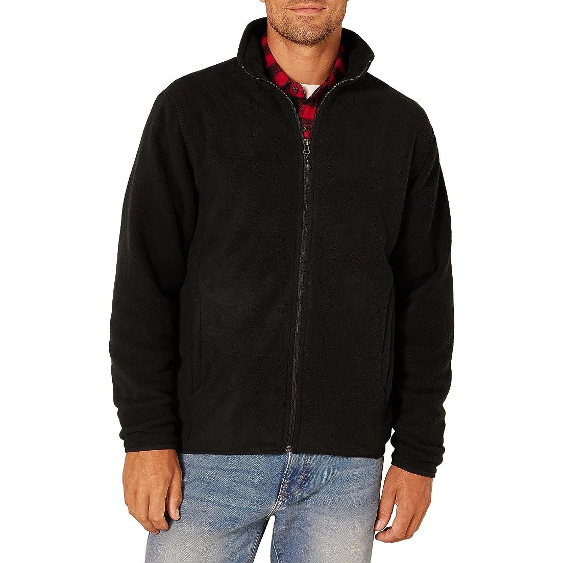 Crafted with excellence, this 100% Polyester fleece jacket is designed to elevate your cool-weather style. The high collar and full-zip front provide not only added warmth but also a fashionable touch to any outfit. With the convenience of side seam pockets, you can easily carry your essentials wherever you go.