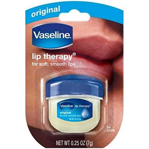 Experience the ultimate lip therapy with our Pack of Twelve 0.25-ounce tubs of Vaseline Lip Therapy--Original. Designed to provide unbeatable protection for dry and chapped lips, this nourishing formula is an essential addition to your skincare routine. Our Lip Therapy offers long-lasting moisturization, keeping your lips soft and supple throughout the day. With a formulation that feels wonderful on your skin, Vaseline Lip Therapy not only delivers incredible results but also contributes to the overall health and beauty of your lips. Trust in Vaseline, a brand that has been dedicated to helping skin remain radiant and vibrant since 1870.