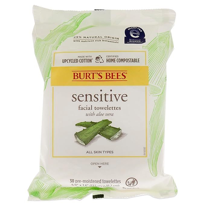 FOR SENSITIVE SKIN: Made for sensitive skin, the cleansing power of Burt's Bees facial cleansing wipes will gently revitalize and rejuvenate your skin to remove excess dirt, oil and makeup.ONE STEP CLEANSER: Pamper and cleanse your skin in one easy step with Burt's Bees facial cleansing towelette wipes that are rinse-free and disposable.