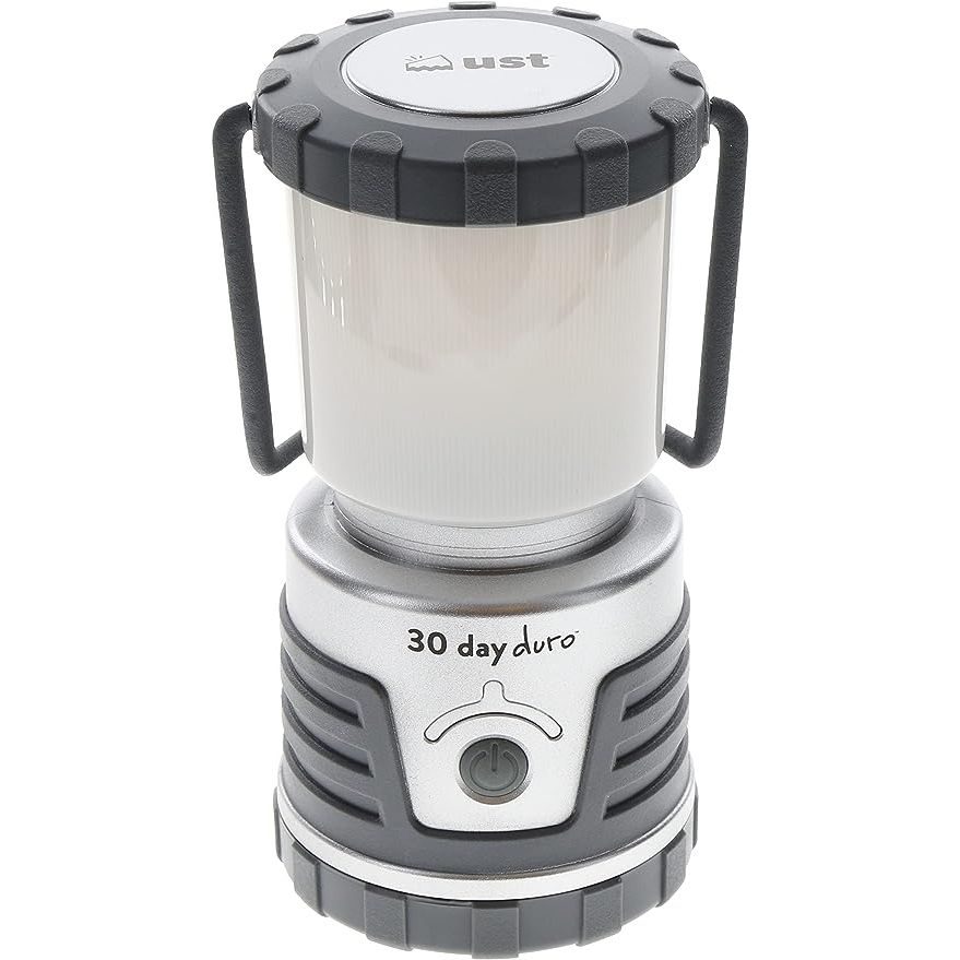 brightness: 1000 lumens of bright, clean light with high, medium, low, amber candle flicker and SOS flashing modesdimensions: 7.2” H x 3.75” W with a weight of 1.9lbs with (3) D batteries (not included)versatility: Built-in, recessed hook on the lantern base for downright hanging and a removable globe for use as an area lightreliable: built in glow