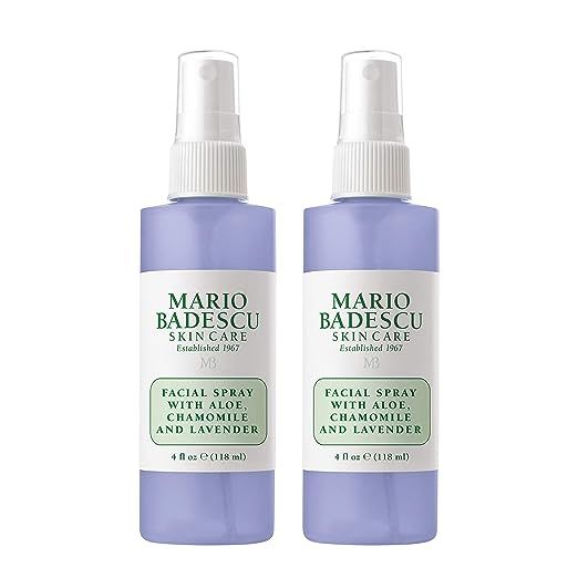 Mario Badescu Facial Spray with Aloe, Chamomile and Lavender for All Skin Types | Face Mist that Hydrates and Restores Balance & Brightness image