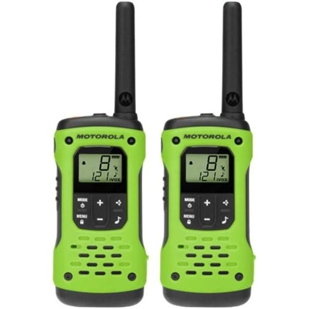 The Motorola T600 H2O radios are not just your ordinary walkie-talkies. These robust devices are specifically designed to endure even the harshest outdoor conditions and water splashes, making them the perfect companions for all your outdoor activities and water adventures.