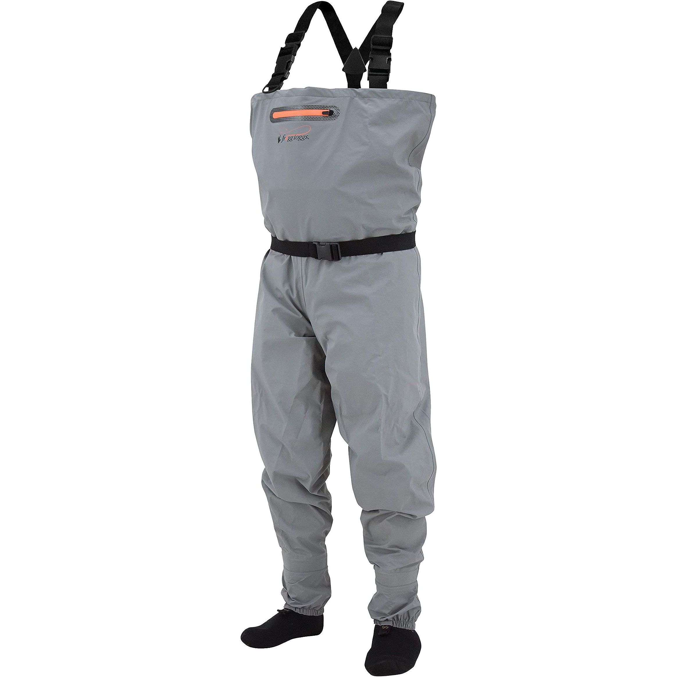 100% Other FibersBuckle closureHand Wash Only4-ply nylon upperSplash-proof zippered chest pocketAdjustable wading belt with quick-release locking buckleAttached gravel guards with integral lace hooksAdjustable Y-back suspenders with quick-release locking buckles4 mm double-taped neoprene booties