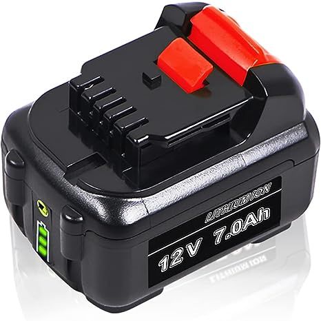 【Battery Specifications】
Our Lithium-ion battery boasts a 12V voltage and a capacity of 7000mAh. It is rechargeable and contains high-quality battery cells. With a convenient 4-bar on-board fuel gauge, you can easily check the power condition of the battery.
【Upgraded Capacity】
Featuring a high capacity of 7.0A, our battery offers 4 times more runt