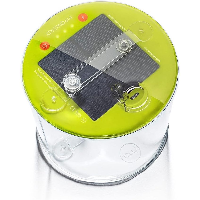 BUILT-IN RECHARGEABLE 1000 mAh LITHIUM-ION BATTERY. With 75 lumens, and lasting up to 24 hours on a single charge, Luci Outdoor 2.0 is a must-have solar lantern.BRIGHT AND LONG LASTING. Emitting 75 lumens of power via 10 cool white LEDs, and shining through a clear finish, this light provides up to 24 hours of light on a single charge, so you can k