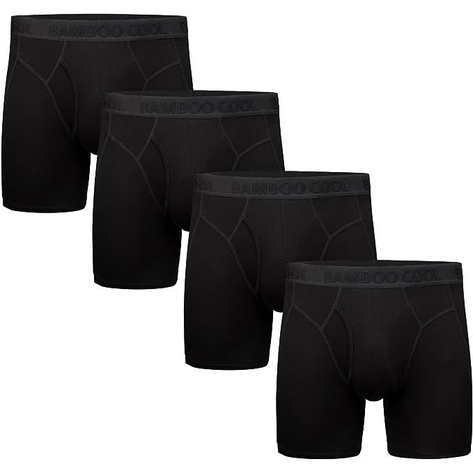 Bamboo ViscoseImportedPull On closureMachine Wash【STAY COMFORTABLE AND FRESH】: Experience ultimate comfort with our mens underwear boxer briefs. Crafted with High-quality bamboo viscose, these boxer briefs for men pack are made from soft and moisture-wicking natural bamboo fiber, promoting your health and all-day comfort.