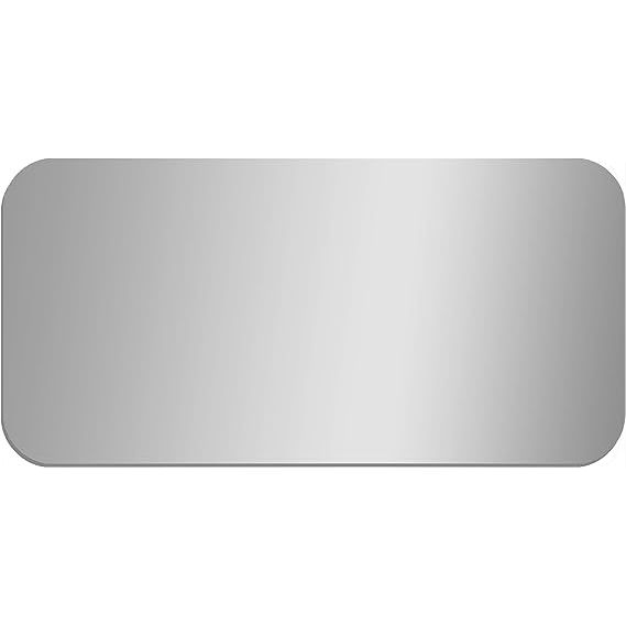 This 12” x 24” premium acrylic plastic mirror is the perfect addition to any space. Its 1/8” thickness provides durability, while its bright reflective finish adds a touch of elegance. With a tough protective backing, this mirror is not only stylish, but also safer than regular glass mirrors.