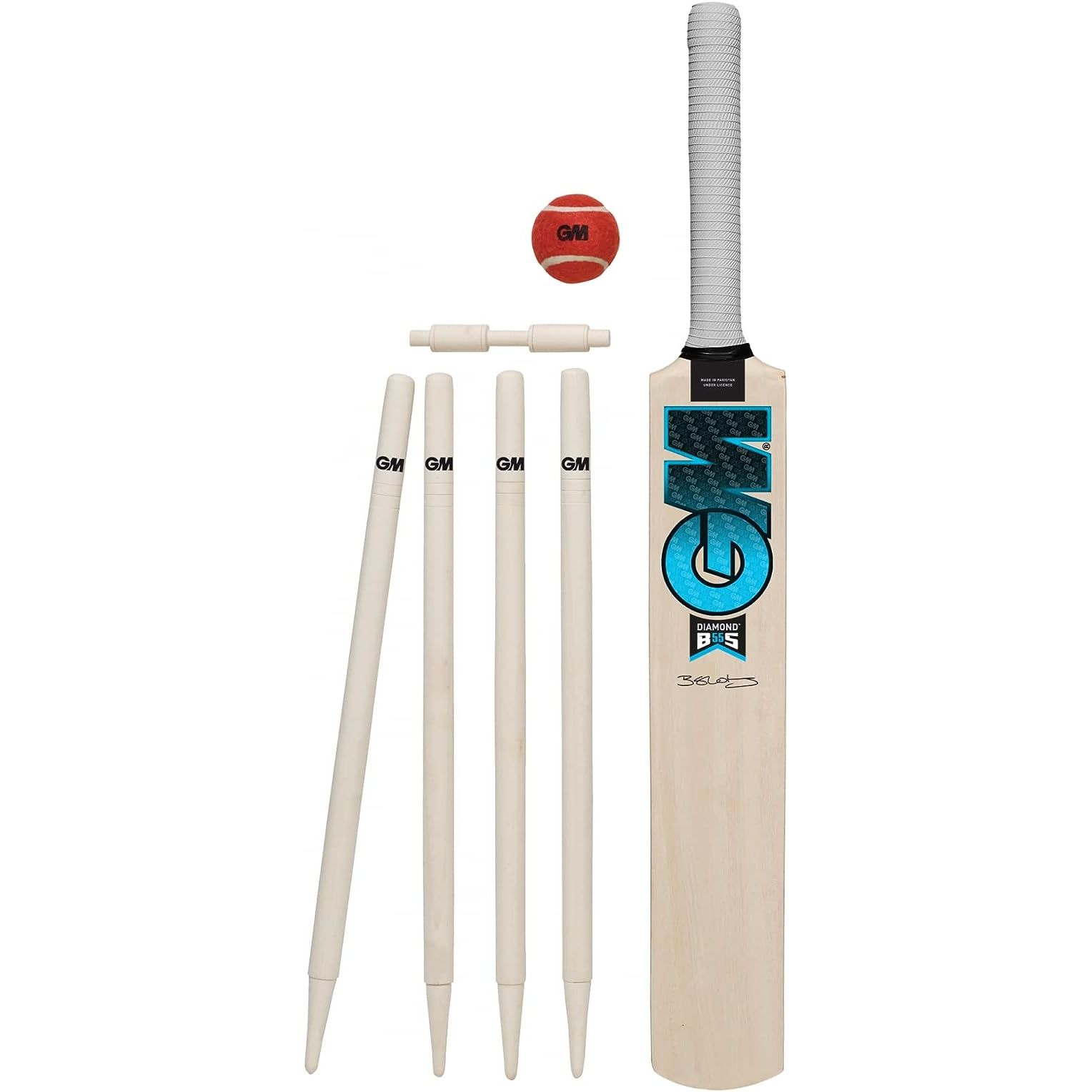 Introducing the BS55 Ben Stokes Range, a comprehensive cricket set designed to elevate the skills of aspiring cricketers. This remarkable package includes the superior Diamond Cricket Bat, expertly crafted to enhance performance and deliver powerful shots that will leave the opposition astounded.