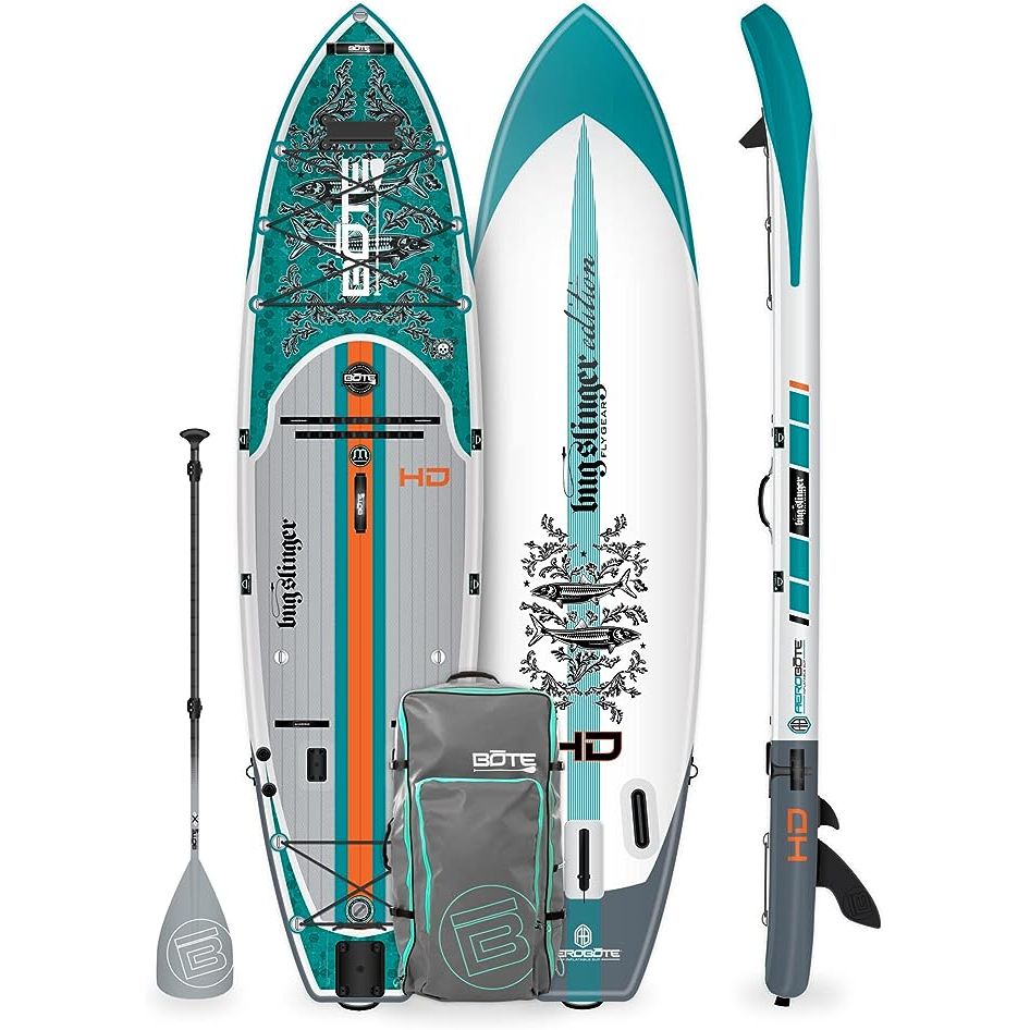 The HD Aero 11′6″ MAGNEPod Inflatable Paddle Board is the ultimate board for those seeking supreme versatility. With its entry rocker design and wide base, this board is ready for any adventure that comes your way.