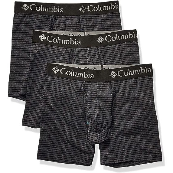 Enhance your everyday comfort and flexibility with the popular Columbia Men's Performance Cotton Stretch Boxer Brief-3 Pack. Crafted from a blend of cotton and elastane, these boxer briefs are designed to provide a soft, breathable fabric that keeps you comfortable all day long.
Experience a natural feel against your skin with the soft cotton mater