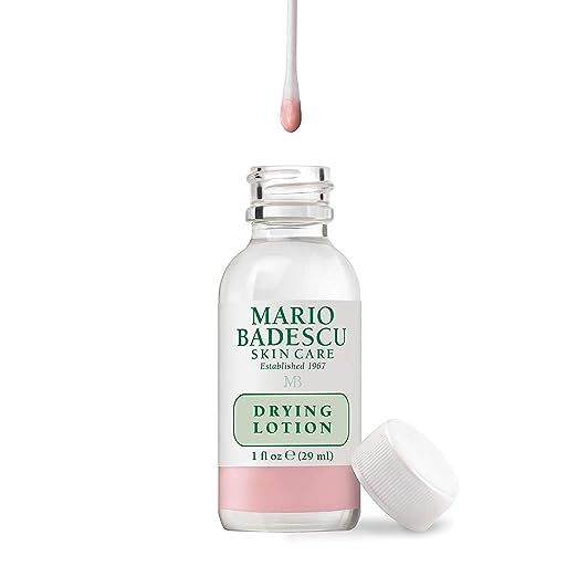 The Mario Badescu Drying Lotion is a popular skincare product that comes in a 1 fluid ounce bottle. It is specially formulated to target and dry out pesky blemishes on the skin. This effective product is well-known for its ability to reduce the appearance of whiteheads and pimples overnight.
