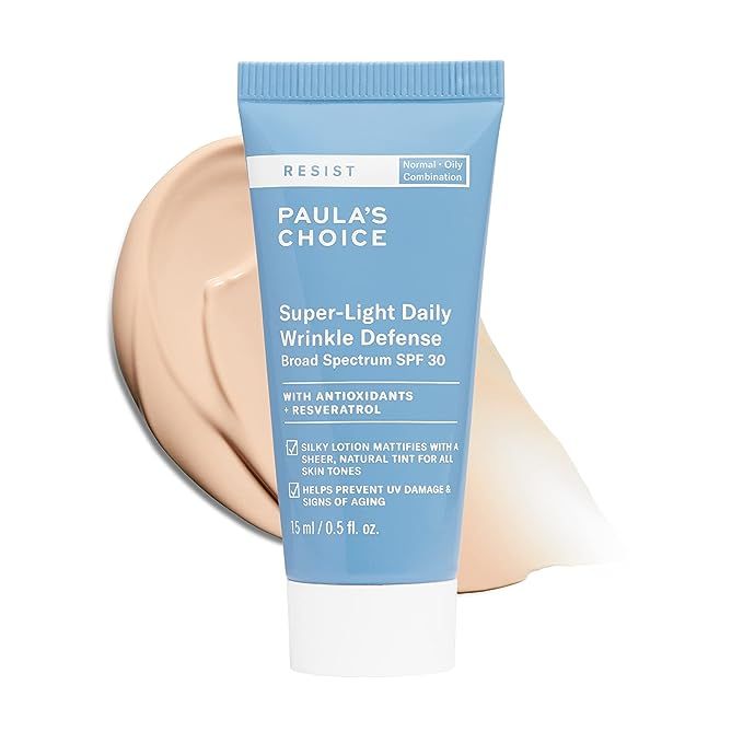 Paula's Choice RESIST Super-Light Daily Wrinkle Defense is a popular face moisturizer designed to protect the skin from harmful UVA and UVB rays while offering anti-aging benefits. Specifically formulated for individuals with oily skin, this product effectively hydrates the skin while providing a matte finish.