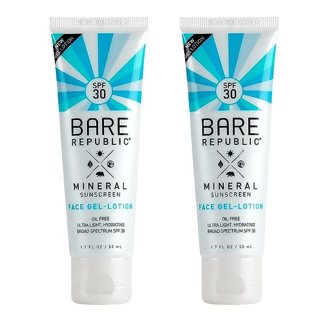 Bare Republic Mineral Gel Sunscreen is a popular choice for those seeking sun protection without compromising on quality or harmful chemicals. This particular product comes in a 2-pack, each containing 1.7 fluid ounces of sunscreen, making it perfect for face and body use.
