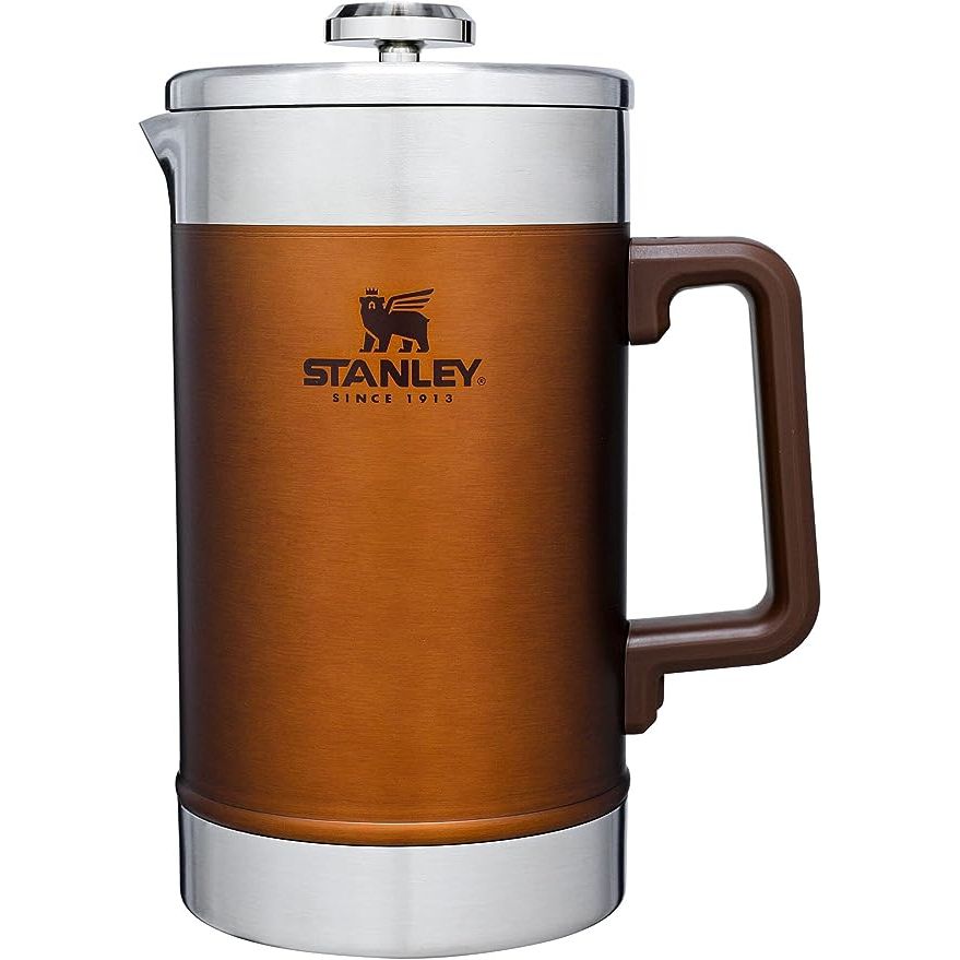 In conclusion, the Stanley French Press 48oz with Double Vacuum Insulation is a reliable and user-friendly choice for coffee connoisseurs. Its stainless steel construction, double vacuum insulation, and spacious capacity make it ideal for everyday home use and outdoor excursions. With its ergonomic handle and dishwasher-safe design, convenience and ease of use are at the forefront. Don't miss out on the opportunity to brew your perfect cup of coffee with this exceptional French press.